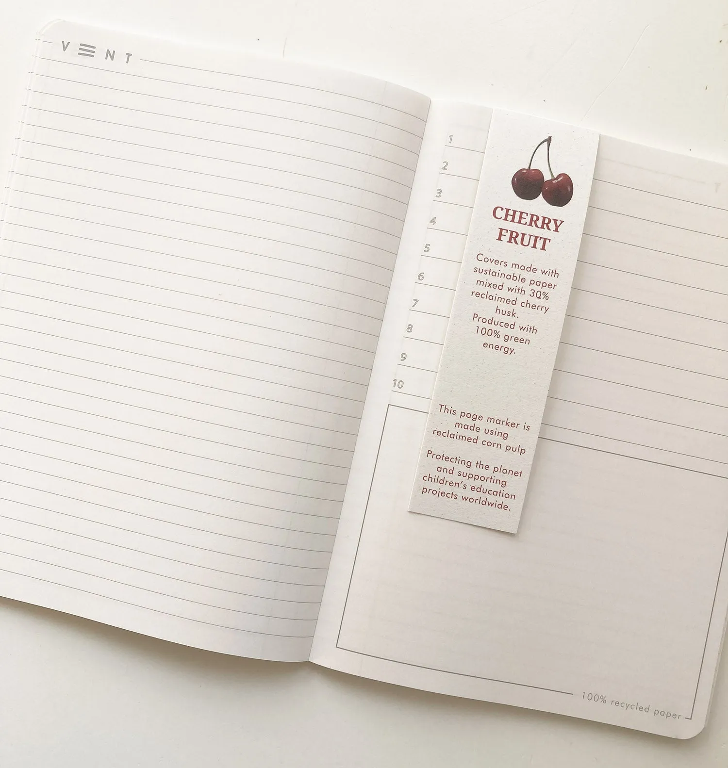 Recycled Sucseed A5 Notebook - Kiwi Fruit