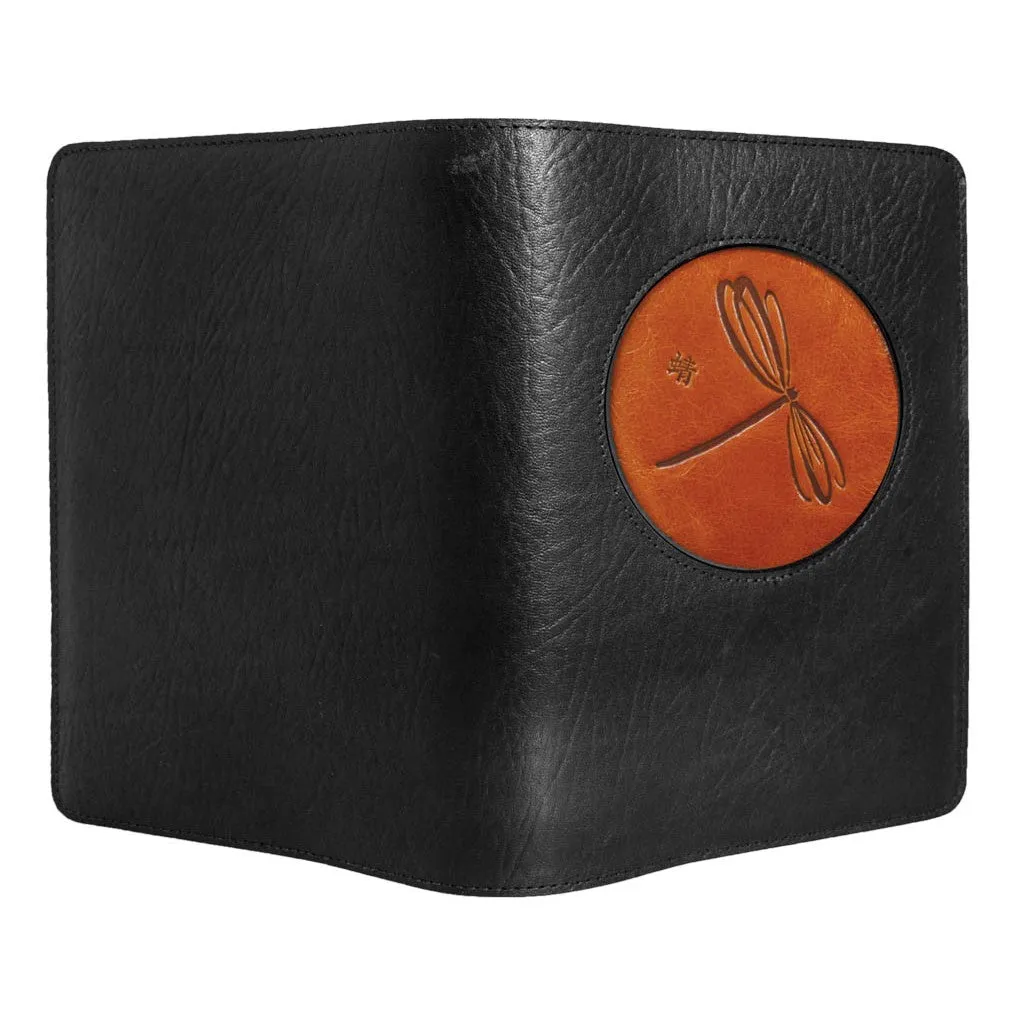 Refillable Leather Icon Journal, Dragonfly