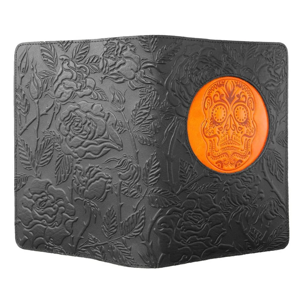 Refillable Leather Icon Luxe Journal, Día de los Muertos