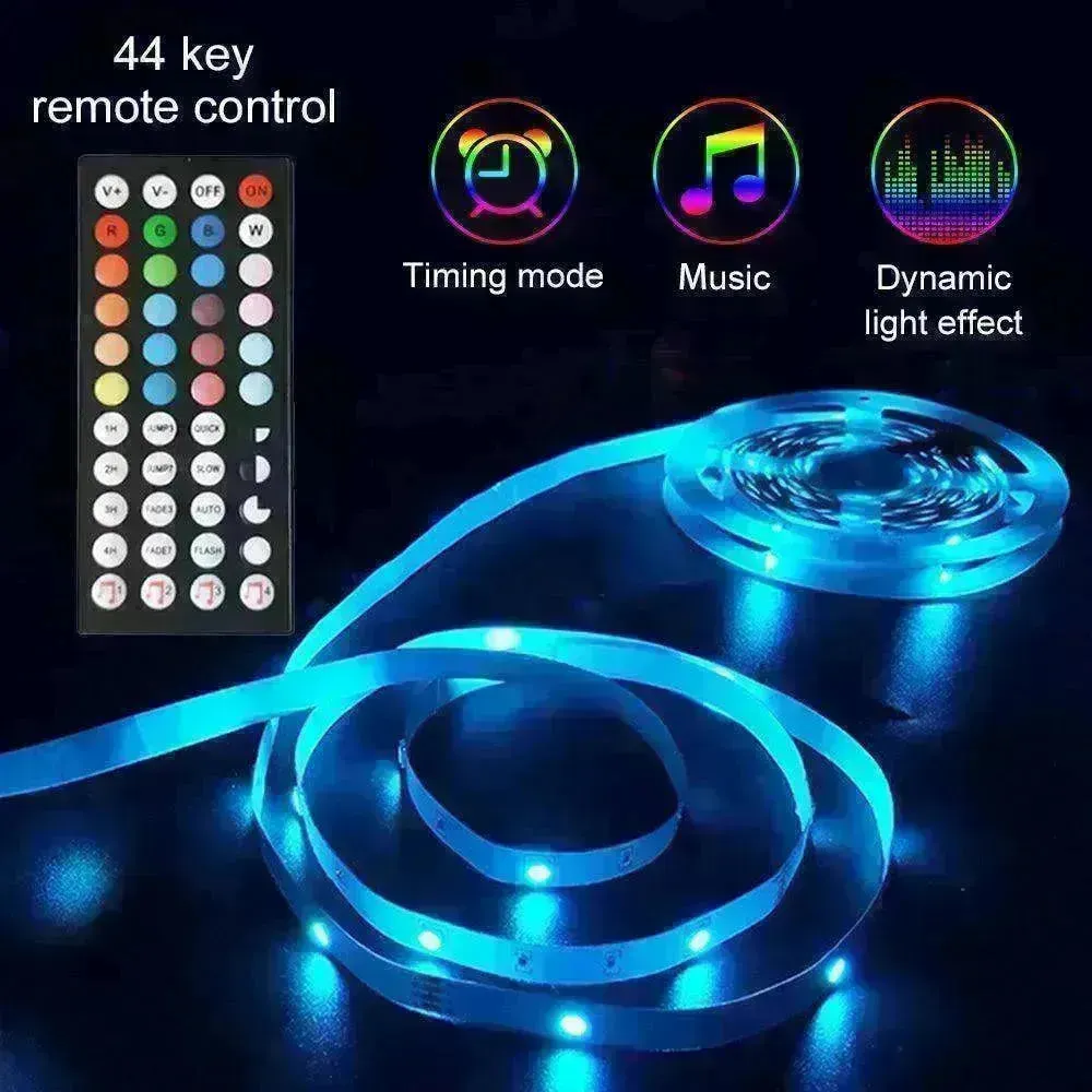 RGB 5050 LED Light Strip Color changing LED Strip Light with Remote Controller 20 meters Long 44keys Controller