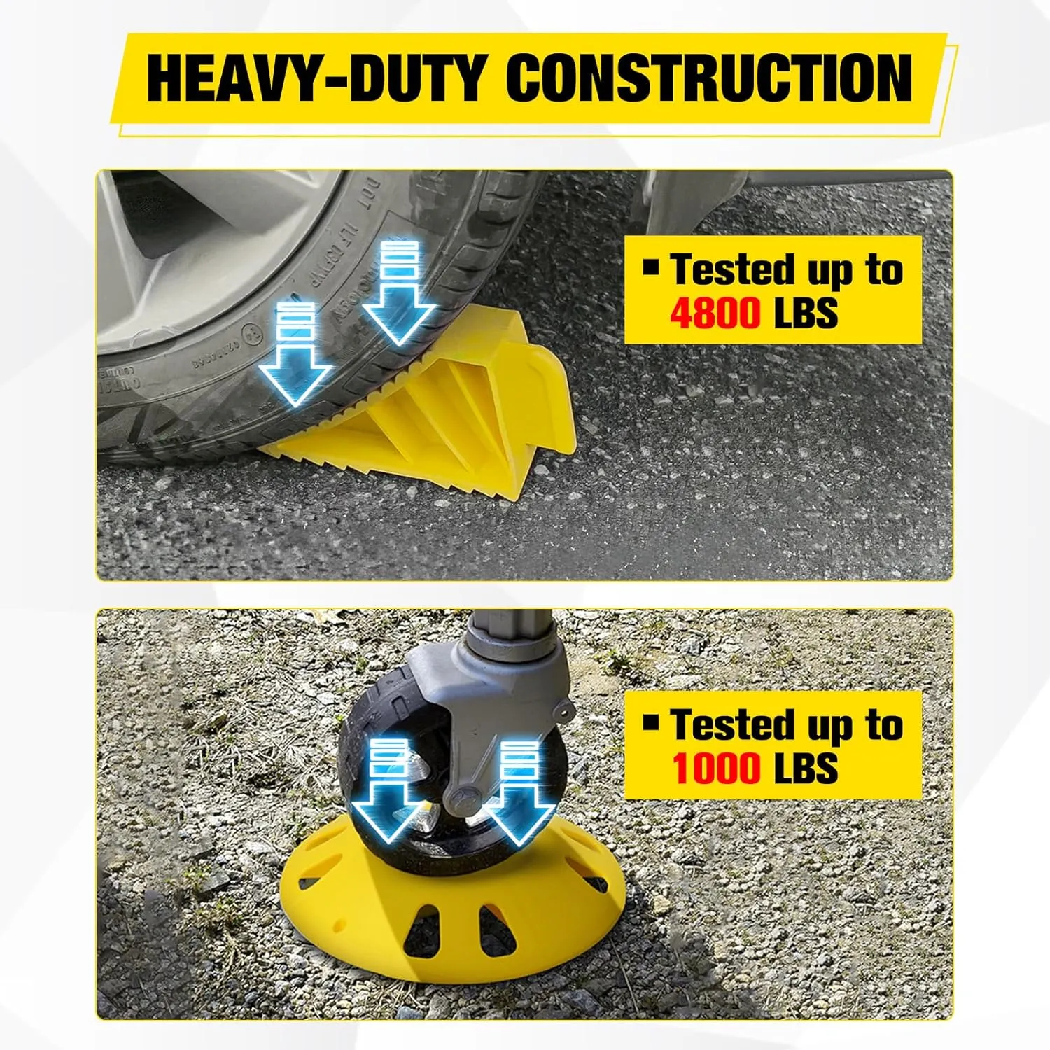 RV Wheel Chocks Wheel Dock Kit
