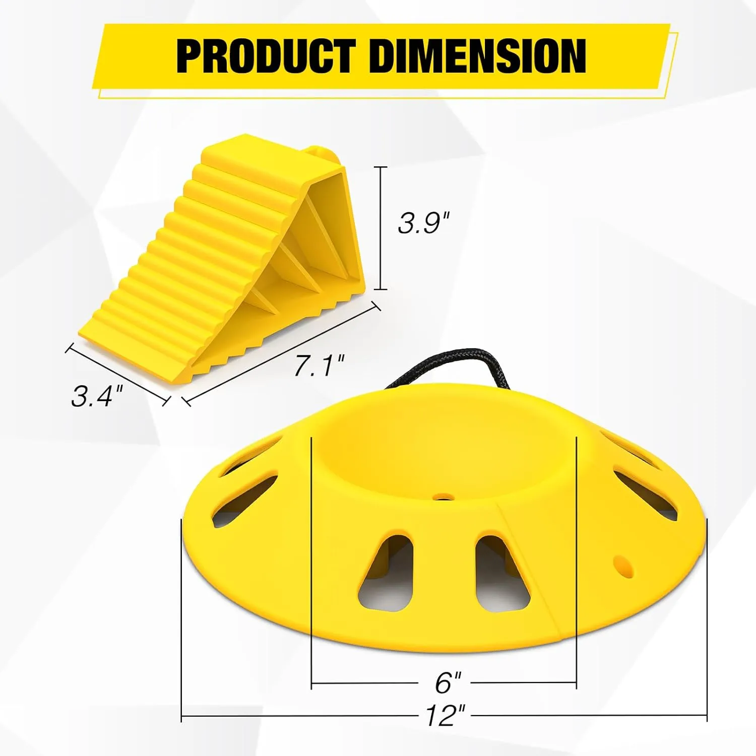 RV Wheel Chocks Wheel Dock Kit