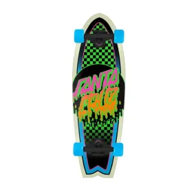 Santa Cruz 27.7" Rad Dot Shark Complete Crusier Skateboard
