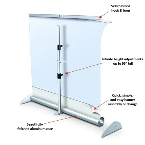 Saturn Retractable Banner Stand (36" Wide) (Single Sided)
