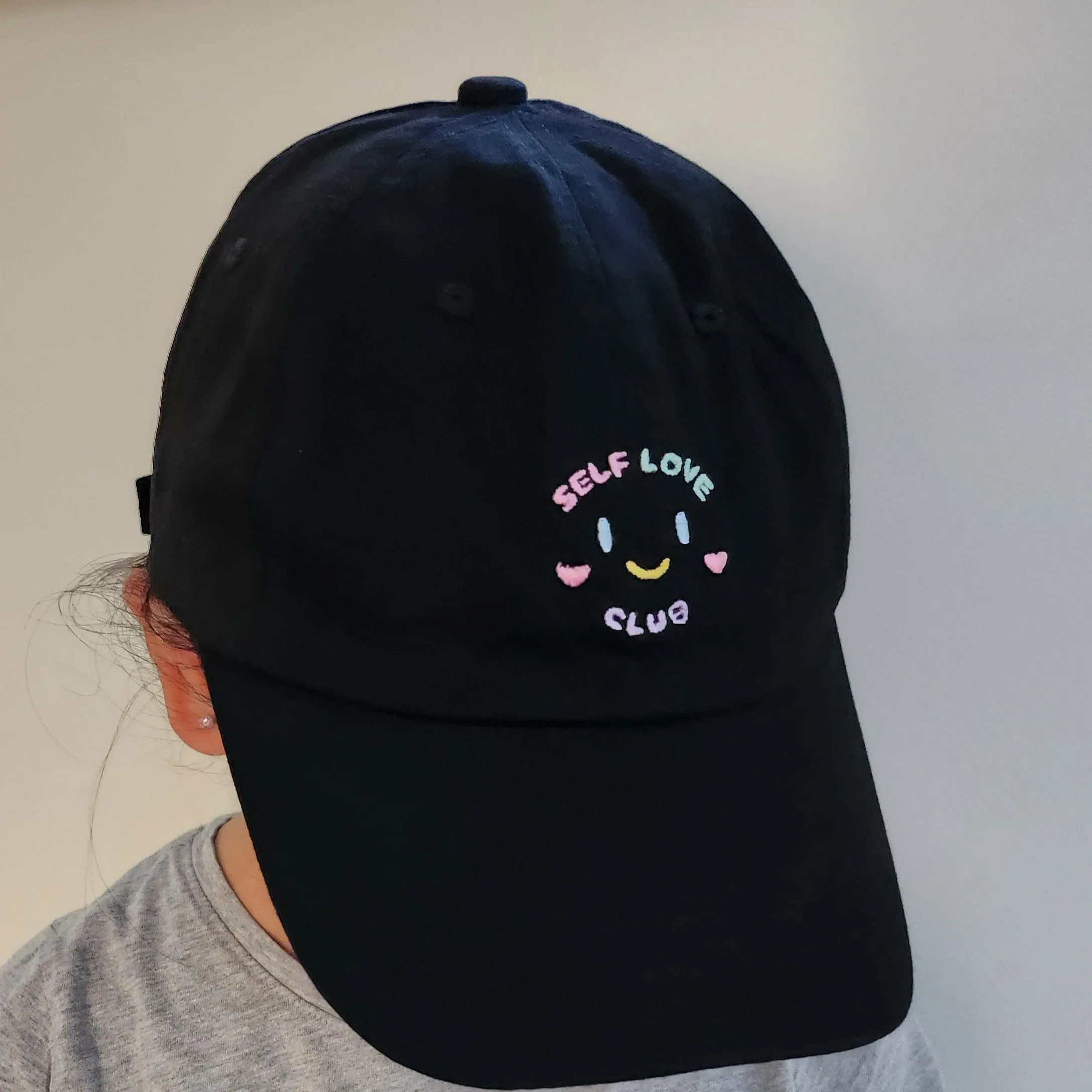 Self Love Club/Mental Heatlh Embroidery Hat