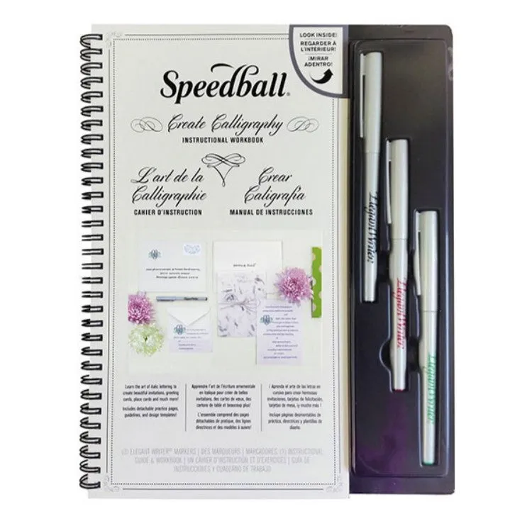 Speedball® Create Calligraphy Workbook Set