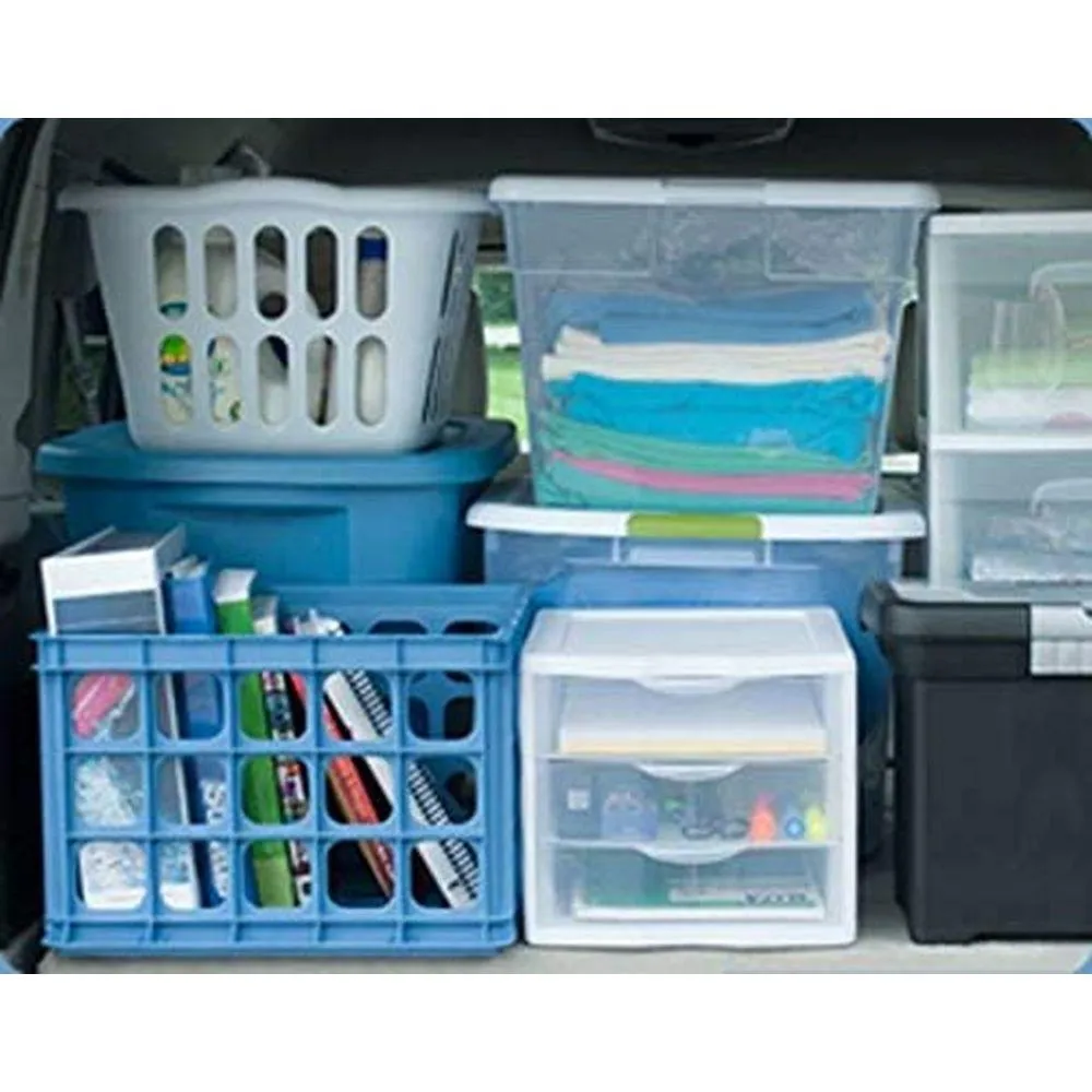 Sterilite 3 Drawer Clearview Drawer Unit White