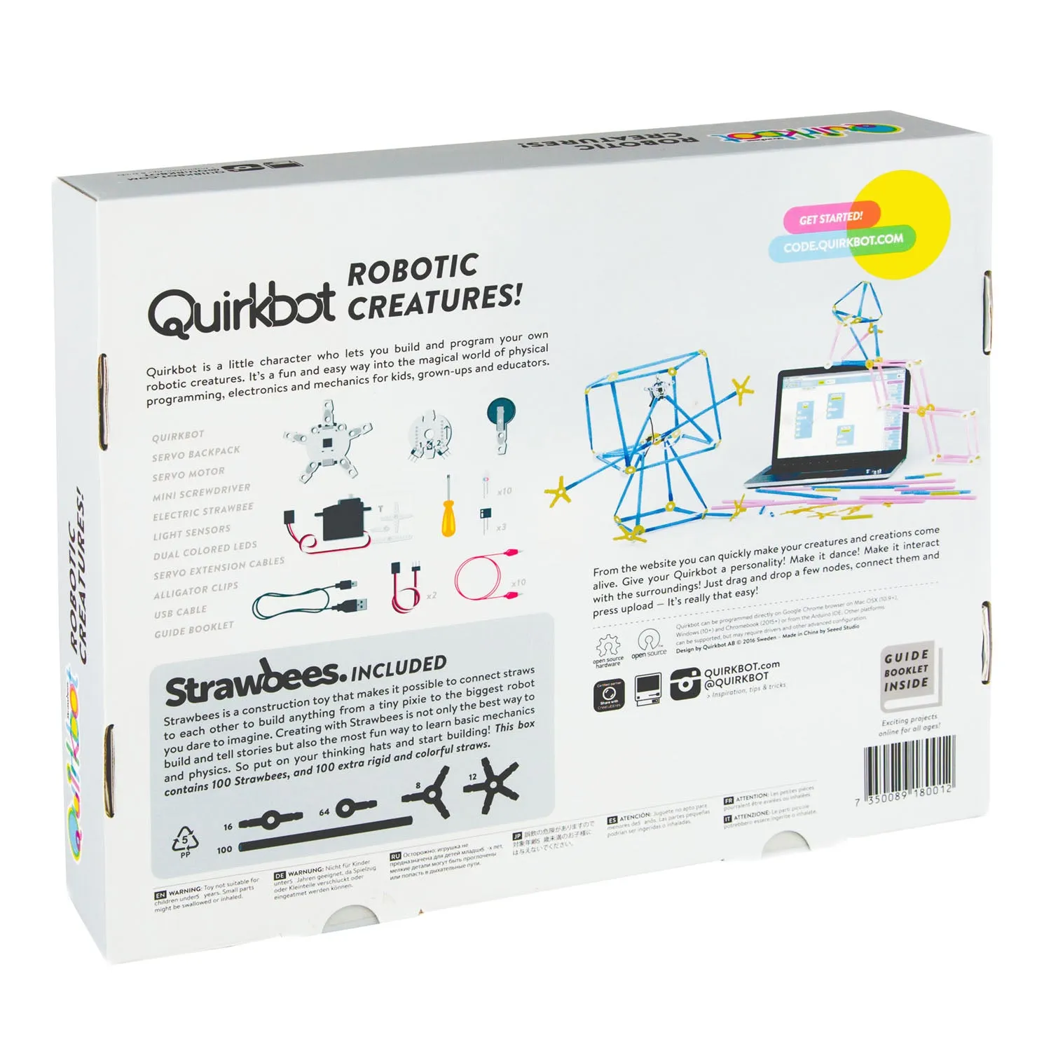 Strawbees Quirkbot Robotic Creatures