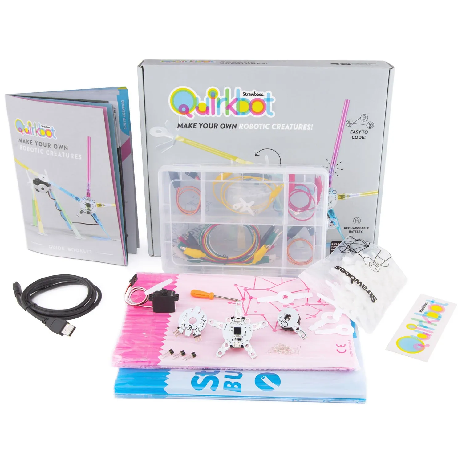 Strawbees Quirkbot Robotic Creatures