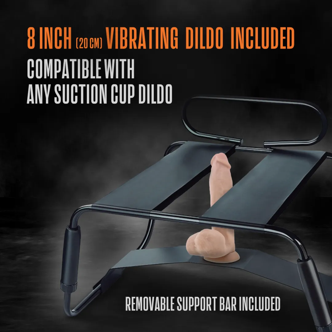 Surrender Sex Chair with 8 Inch Vibrating Dildo