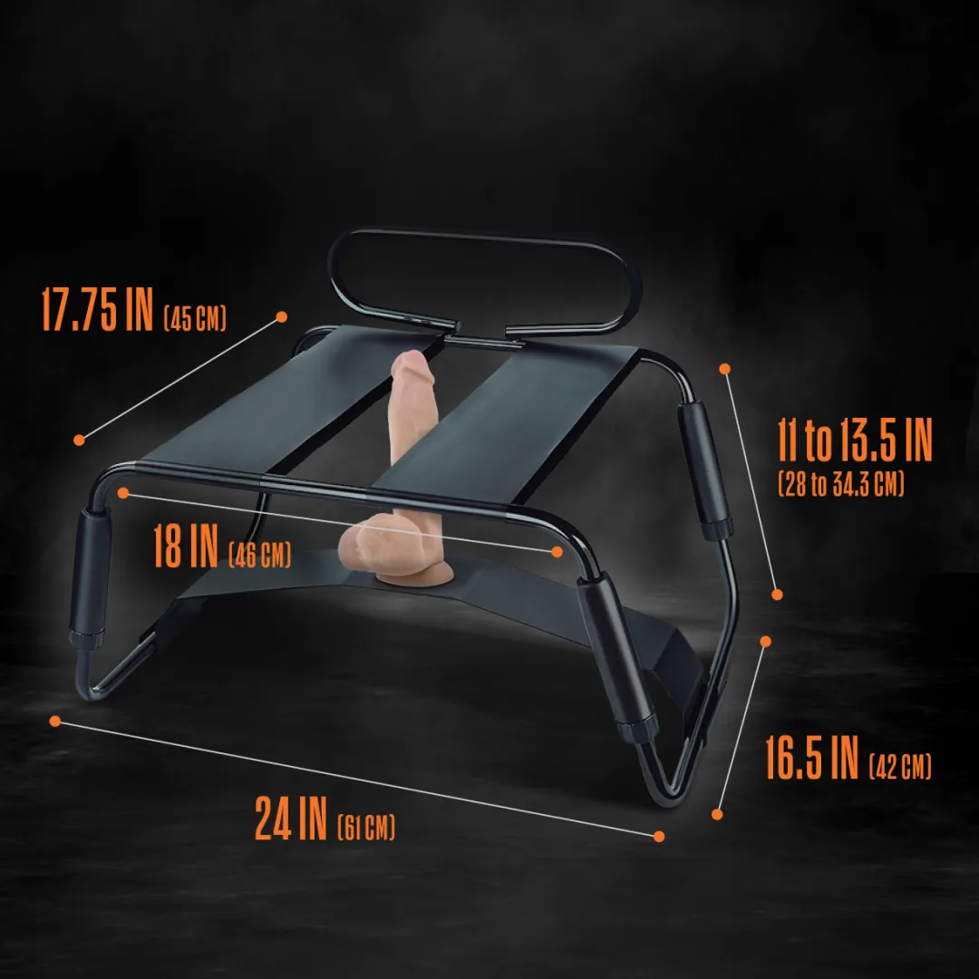Surrender Sex Chair with 8 Inch Vibrating Dildo