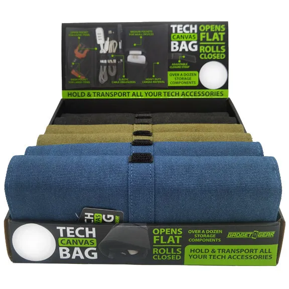 Tech Canvas Roll Storage Bag - 6 Pieces Per Retail Ready Display 23399