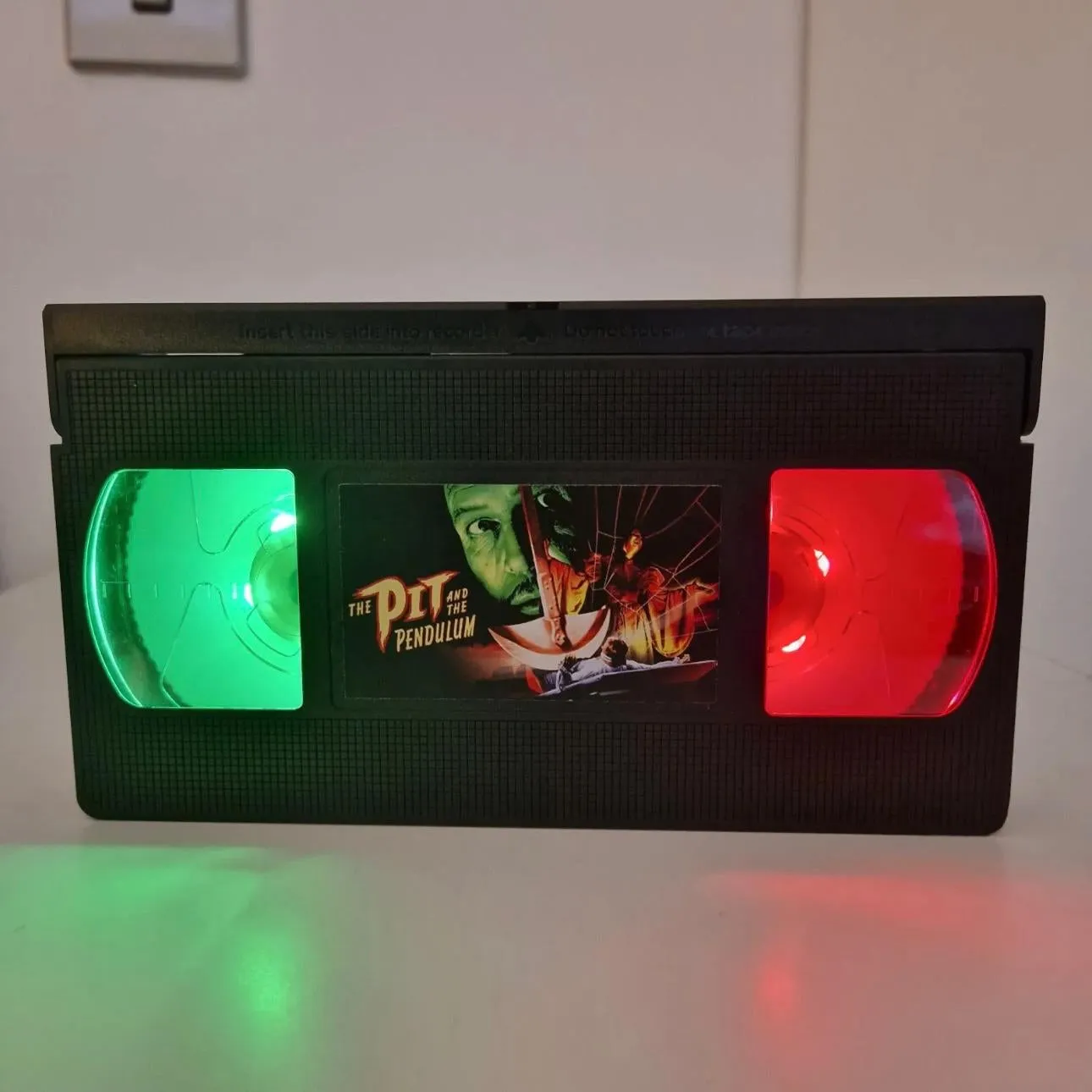 The Pit and The Pendulum (1961) VHS LED Lamp