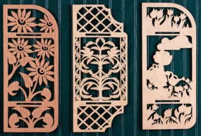 Three Curio Shelf Patterns - No. 1