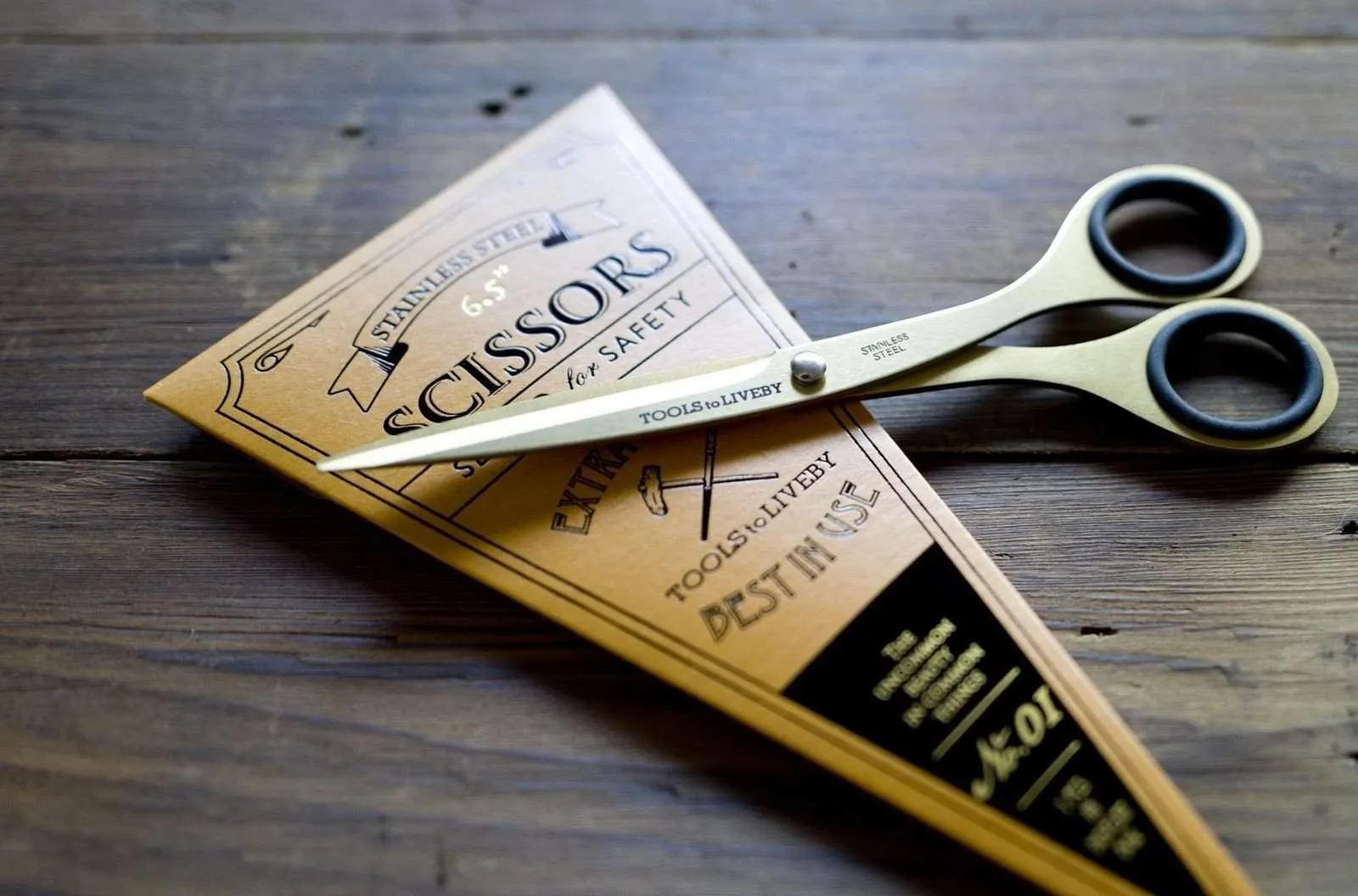 Tools to Liveby Gold Scissors 6.5"