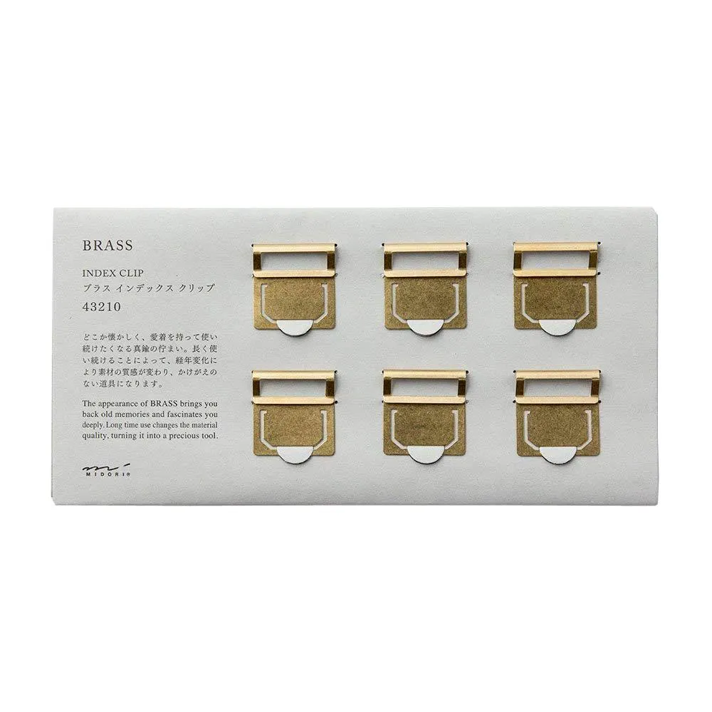 Traveler's Company Brass Index Tabs