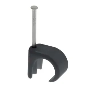 UniCrimp 14-20mm Round Cable Clips - Black (50 Box)