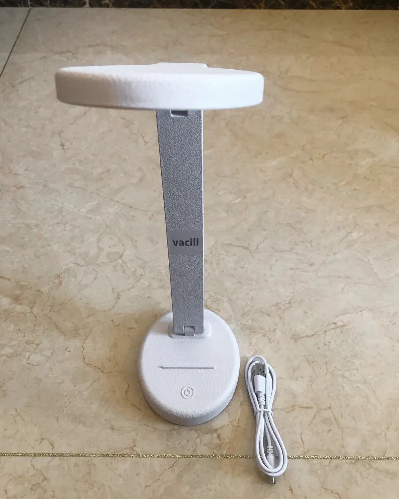 vacill Foldable LED Desk Lamp, 3 Lighting Modes with 5 Brightness Levels and 40-minute Timer - 32 LEDs
