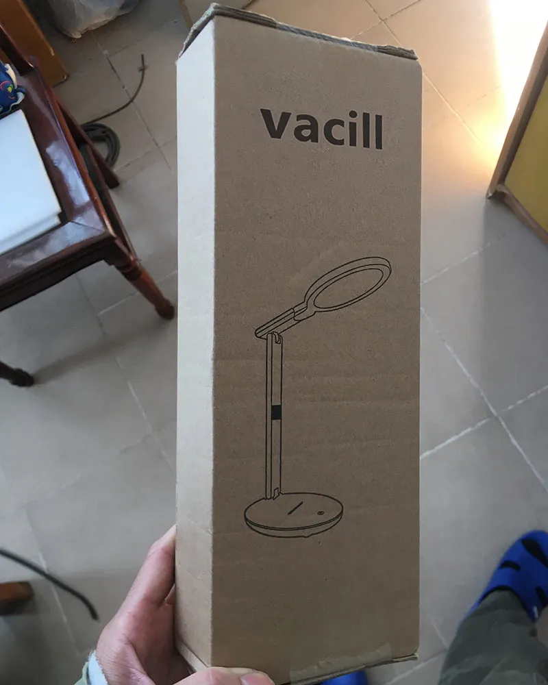 vacill Foldable LED Desk Lamp, 3 Lighting Modes with 5 Brightness Levels and 40-minute Timer - 32 LEDs