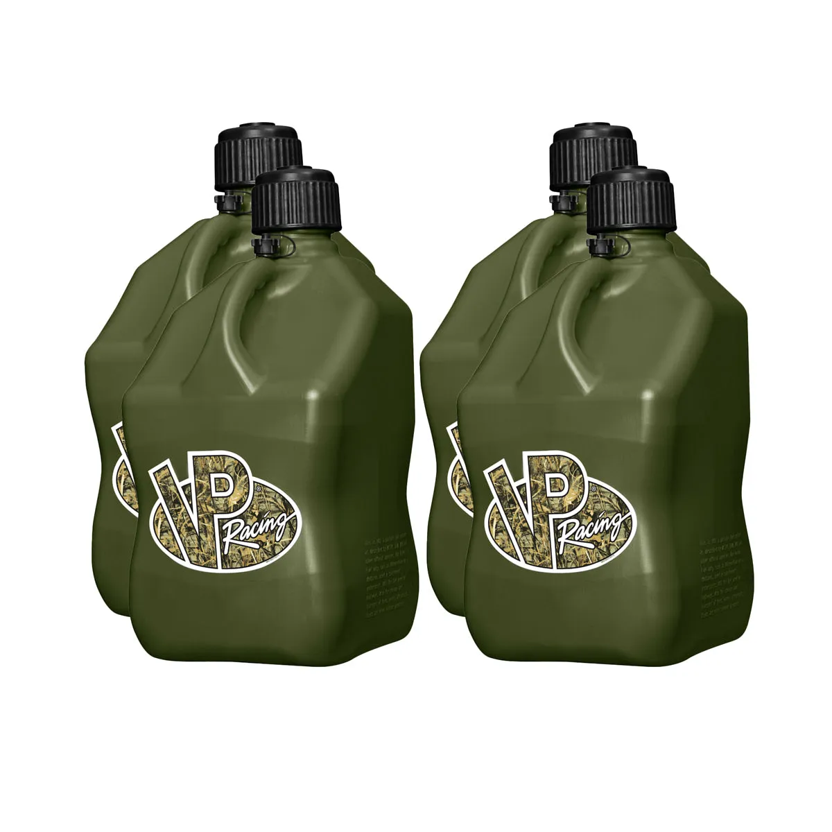 VP Racing Motorsports Container - Square - 5.5 Gallon - Camo (Case of 4)