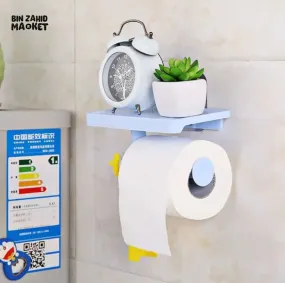 WALL MOUNTED TOILET PAPER HOLDER RACK