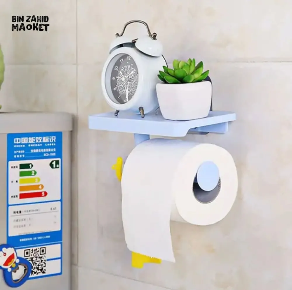 WALL MOUNTED TOILET PAPER HOLDER RACK