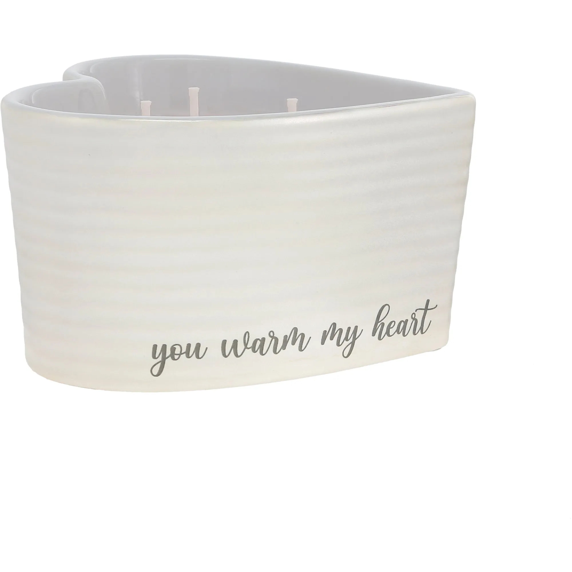 Warm My Heart 8 oz - 100% Soy Wax Reveal Triple Wick Candle with Matches Scent: Vanilla