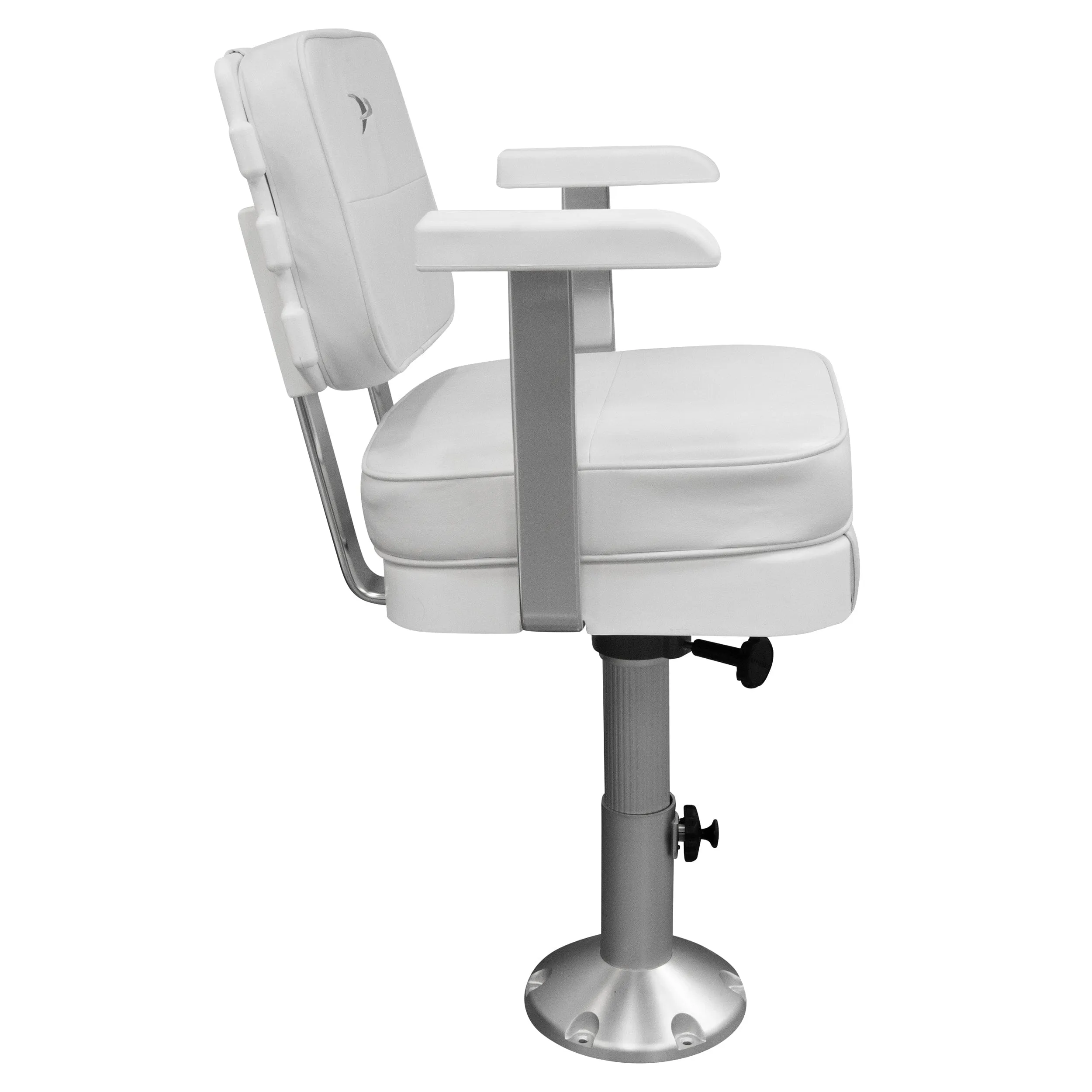Wise 8WD562-7-710 Ladderback Helm & Cushions w/ Adjustable Pedestal & Spider Mount
