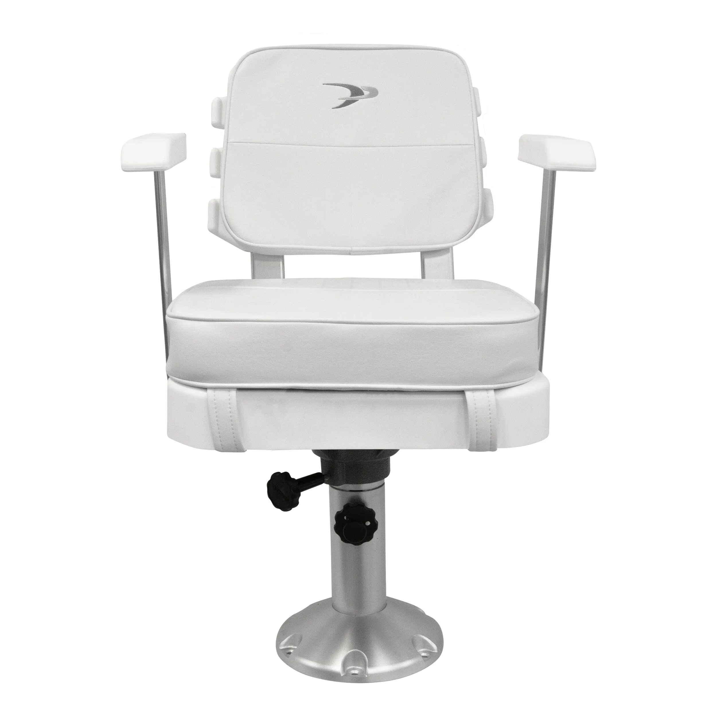 Wise 8WD562-7-710 Ladderback Helm & Cushions w/ Adjustable Pedestal & Spider Mount