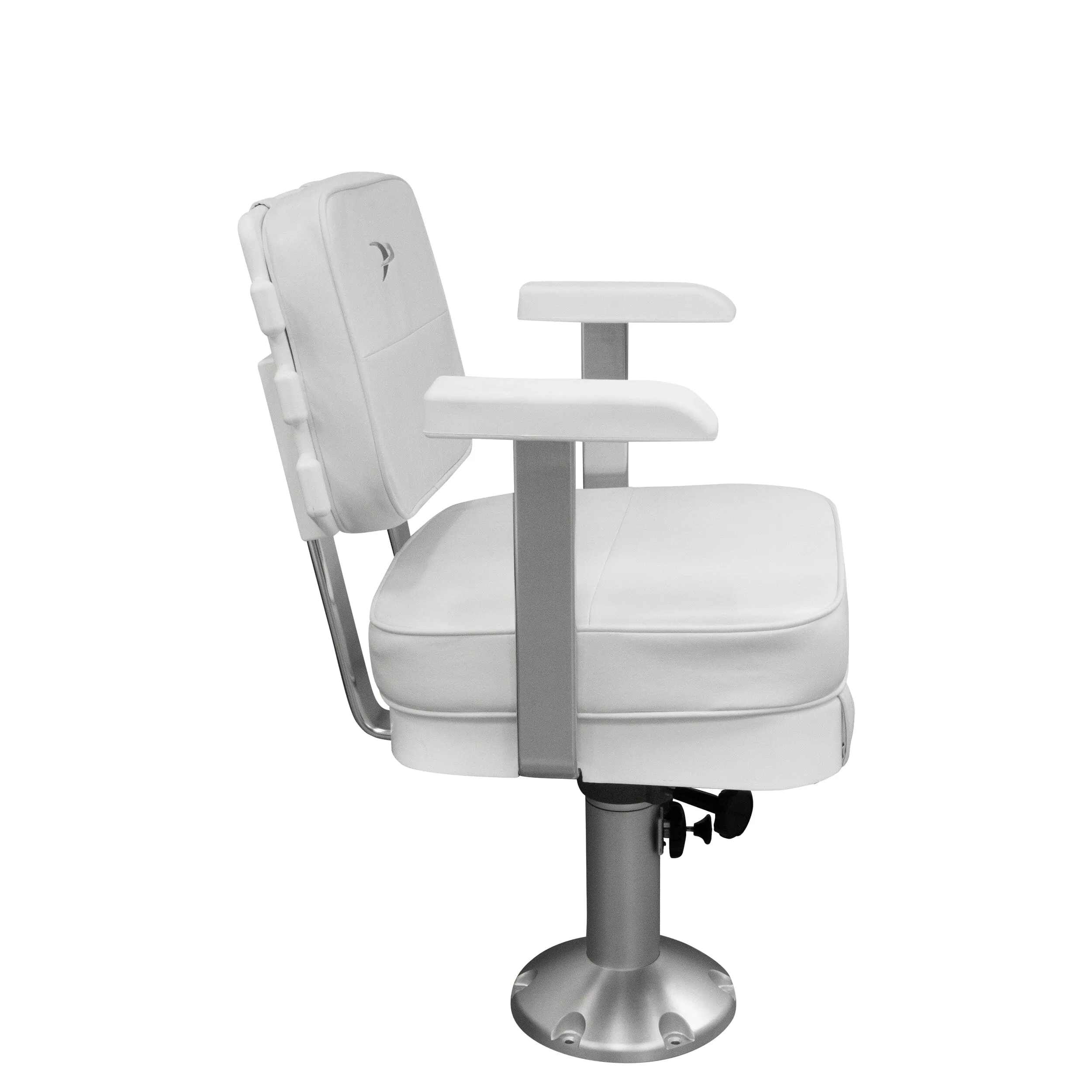 Wise 8WD562-7-710 Ladderback Helm & Cushions w/ Adjustable Pedestal & Spider Mount