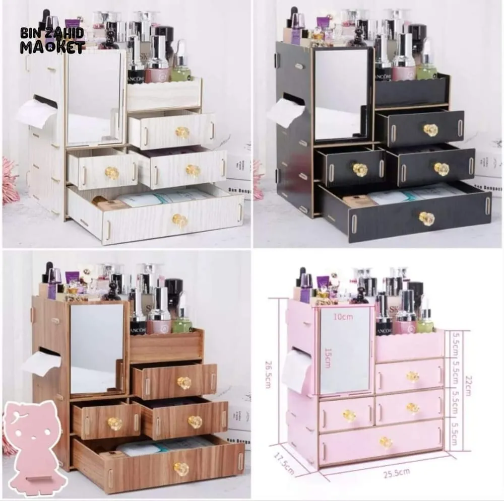 WOODEN JEWELRY ORGANIZER