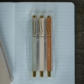 You Got This Metal Pen Set | Inspirational Ballpoint Pens - Perfect Gift for Dream Chasers