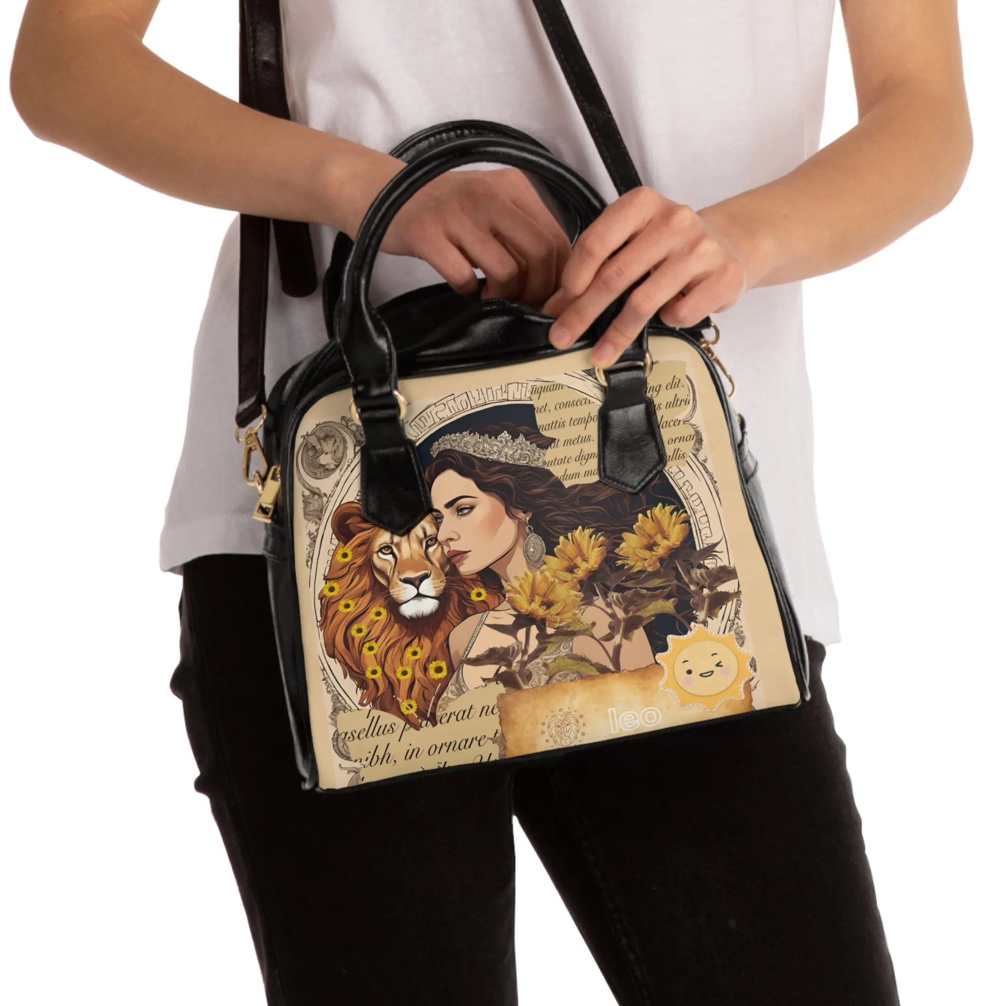 Zodiac Leo Shoulder Handbag
